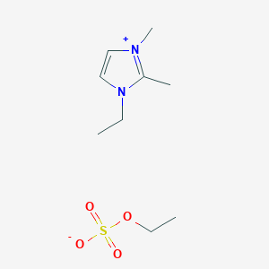 molecular formula C9H18N2O4S B1603360 1-Ethyl-2,3-dimethylimidazolium ethyl sulfate CAS No. 516474-08-1