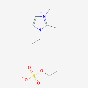 molecular formula C9H18N2O4S B1603360 1-乙基-2,3-二甲基咪唑鎓乙基硫酸盐 CAS No. 516474-08-1