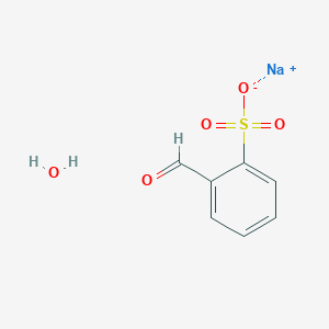 molecular formula C7H7NaO5S B1603362 Sodium 2-formylbenzenesulfonate hydrate CAS No. 305808-14-4
