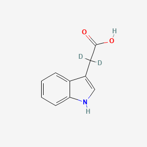 molecular formula C10H9NO2 B1603369 Indole-3-acetic-2,2-d2 acid CAS No. 24420-86-8