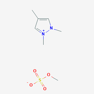 molecular formula C7H14N2O4S B1603373 1,2,4-Trimethylpyrazolium methylsulfate CAS No. 856614-13-6