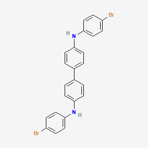 molecular formula C24H18Br2N2 B1603375 N,N'-Bis(4-bromophenyl)benzidine CAS No. 585570-08-7