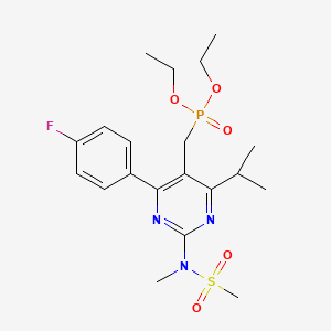 molecular formula C20H29FN3O5PS B1603390 Rosuvastatin Intermediates CAS No. 937639-31-1