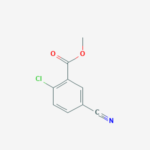 molecular formula C9H6ClNO2 B1603392 2-氯-5-氰基苯甲酸甲酯 CAS No. 914106-36-8