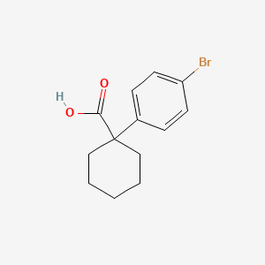 molecular formula C13H15BrO2 B1603395 Ácido 1-(4-bromofenil)ciclohexanocarboxílico CAS No. 732308-80-4