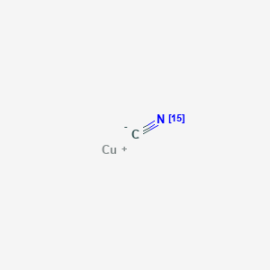 molecular formula CCuN B1603400 (15N)Azanylidynemethane;copper(1+) CAS No. 204571-13-1