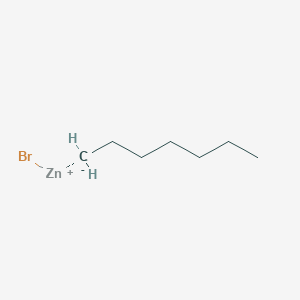 molecular formula C7H15BrZn B1603402 Heptylzinc bromide solution CAS No. 7608-06-2