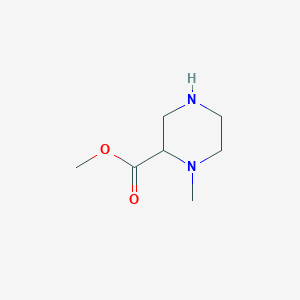 molecular formula C7H14N2O2 B1603417 Methyl 1-methylpiperazine-2-carboxylate CAS No. 405513-08-8