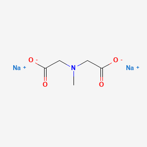 molecular formula C5H7NNa2O4 B1603419 Disodium;2-[carboxylatomethyl(methyl)amino]acetate CAS No. 71160-37-7