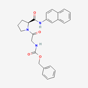 molecular formula C25H25N3O4 B1603432 Z-甘氨酰脯氨酸-贝塔萘 CAS No. 67336-99-6