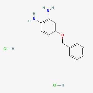 molecular formula C13H16Cl2N2O B1603438 4-(Benciloxi)benceno-1,2-diamina dihidrocloruro CAS No. 41927-18-8