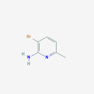 molecular formula C6H7BrN2 B160344 2-Amino-3-bromo-6-methylpyridine CAS No. 126325-46-0