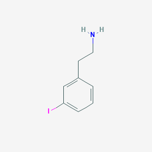 molecular formula C8H10IN B1603465 2-(3-Iodophenyl)ethan-1-amine CAS No. 93985-45-6