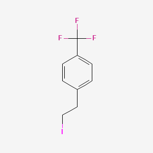molecular formula C9H8F3I B1603469 4-(2-Iodoethyl)benzotrifluoride CAS No. 178685-14-8