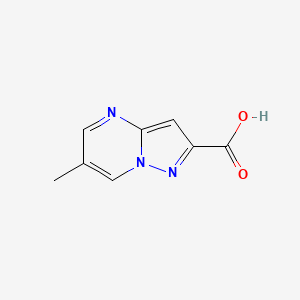 molecular formula C8H7N3O2 B1603470 6-Methylpyrazolo[1,5-a]pyrimidine-2-carboxylic acid CAS No. 889939-98-4