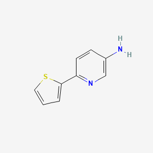 molecular formula C9H8N2S B1603471 6-(噻吩-2-基)吡啶-3-胺 CAS No. 898289-44-6