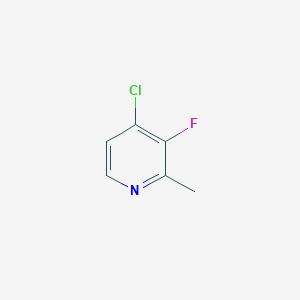 molecular formula C6H5ClFN B1603475 4-Chloro-3-fluoro-2-méthylpyridine CAS No. 1195251-01-4