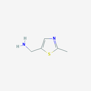 molecular formula C5H8N2S B1603477 (2-Methylthiazol-5-yl)methanamine CAS No. 63139-97-9