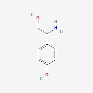 molecular formula C8H11NO2 B1603517 4-(1-Amino-2-hydroxyethyl)phenol CAS No. 497165-98-7