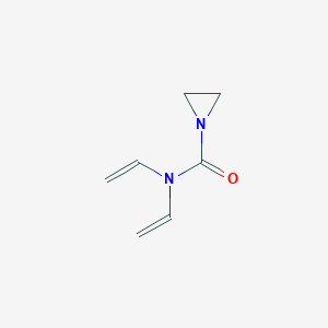 molecular formula C7H10N2O B160353 N,N-bis(ethenyl)aziridine-1-carboxamide CAS No. 134367-45-6
