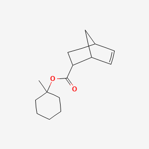 molecular formula C15H22O2 B1603540 1-Methylcyclohexyl bicyclo[2.2.1]hept-5-ene-2-carboxylate CAS No. 279243-78-6