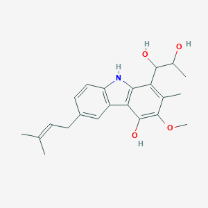 molecular formula C22H27NO4 B160355 Neocarazostatin A CAS No. 137767-81-8