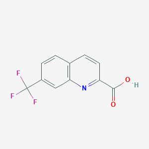 molecular formula C11H6F3NO2 B1603559 7-(三氟甲基)喹啉-2-甲酸 CAS No. 1092304-95-4