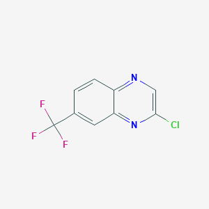B1603563 2-Chloro-7-(trifluoromethyl)quinoxaline CAS No. 883-94-3