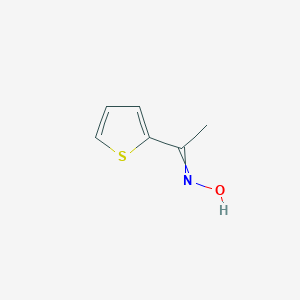 molecular formula C6H7NOS B160357 乙酮，1-(2-噻吩基)-，肟，(1Z)- CAS No. 1956-45-2