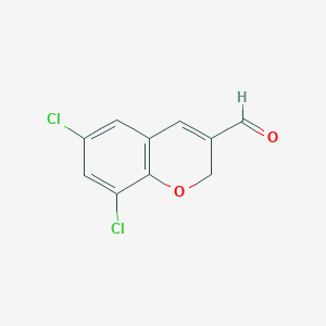 molecular formula C10H6Cl2O2 B160358 6,8-dichloro-2H-chromene-3-carbaldehyde CAS No. 126350-18-3