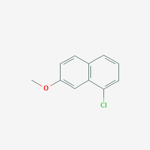 molecular formula C11H9ClO B1603600 1-Chloro-7-methoxynaphthalene CAS No. 550998-27-1