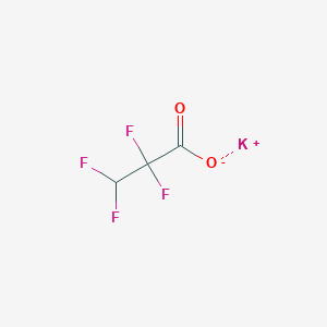 molecular formula C3HF4KO2 B1603601 Potassium 2,2,3,3-tetrafluoropropionate CAS No. 71592-16-0