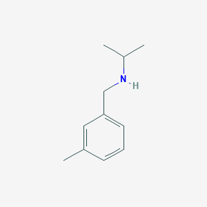 molecular formula C11H17N B1603654 N-(3-Methylbenzyl)propan-2-amine CAS No. 915922-51-9