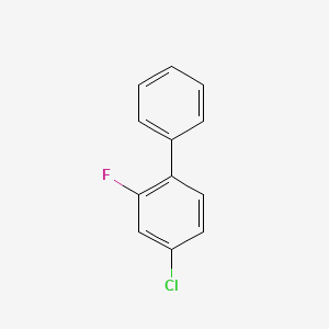 molecular formula C12H8ClF B1603659 4-氯-2-氟-1,1'-联苯 CAS No. 39224-18-5