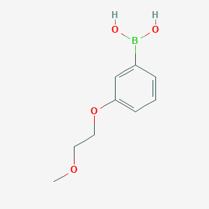 molecular formula C9H13BO4 B1603663 3-(2-Methoxyethoxy)phenylboronic acid CAS No. 227305-67-1