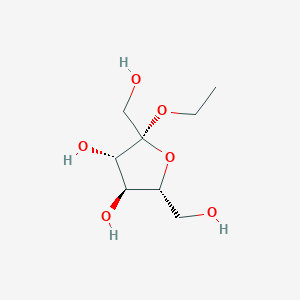 molecular formula C8H16O6 B160367 乙基 β-D-果糖呋喃苷 CAS No. 1820-84-4