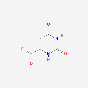 molecular formula C5H3ClN2O3 B1603677 2,6-Dioxo-1,2,3,6-tetrahydropyrimidine-4-carbonyl chloride CAS No. 3346-64-3