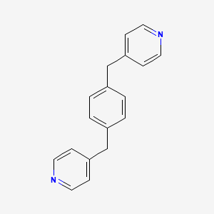 molecular formula C18H16N2 B1603680 4,4'-[1,4-Phenylenebis(methylene)]dipyridine CAS No. 52469-20-2