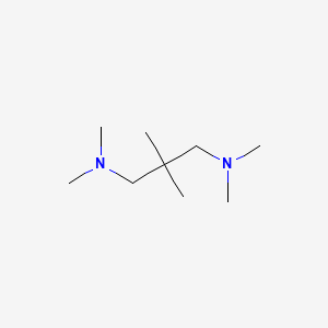 molecular formula C9H22N2 B1603681 N,N,N',N'-Tetramethyl-2,2-dimethyl-1,3-propanediamine CAS No. 53369-79-2
