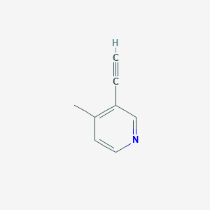 molecular formula C8H7N B1603692 3-Ethynyl-4-methylpyridine CAS No. 30413-62-8