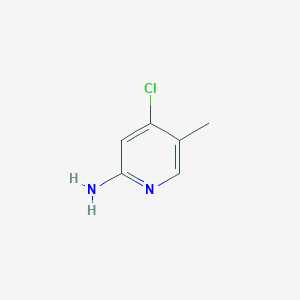 molecular formula C6H7ClN2 B1603693 4-Chloro-5-methylpyridin-2-amine CAS No. 1033203-31-4