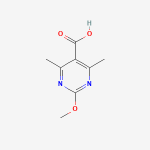 molecular formula C8H10N2O3 B1603698 2-Methoxy-4,6-dimethylpyrimidine-5-carboxylic acid CAS No. 4786-61-2