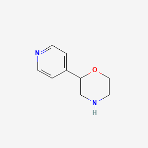 molecular formula C9H12N2O B1603714 2-(Pyridin-4-yl)morpholine CAS No. 1018656-57-9