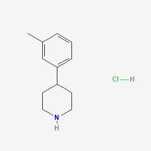 molecular formula C12H18ClN B1603724 4-(3-Methylphenyl)piperidine hydrochloride CAS No. 80120-03-2