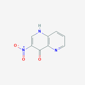 molecular formula C8H5N3O3 B1603738 4-Hydroxy-3-nitro-1,5-naphthyridine CAS No. 85938-78-9