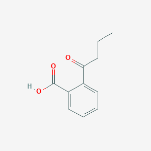 molecular formula C11H12O3 B1603740 2-Butanoylbenzoic acid CAS No. 19666-03-6