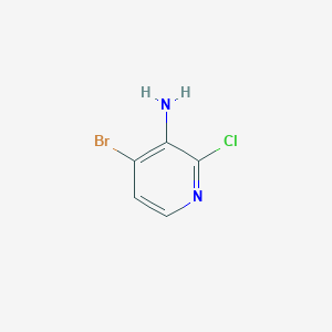 molecular formula C5H4BrClN2 B1603742 4-溴-2-氯吡啶-3-胺 CAS No. 1354021-09-2