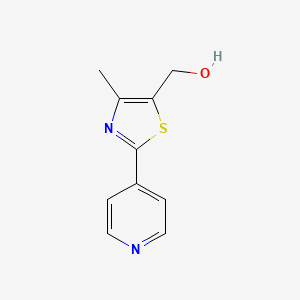 B1603783 (4-Methyl-2-(pyridin-4-yl)thiazol-5-yl)methanol CAS No. 886851-57-6