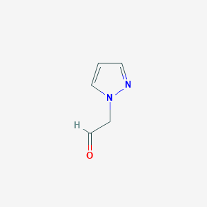 molecular formula C5H6N2O B1603791 2-(1H-吡唑-1-基)乙醛 CAS No. 99310-58-4
