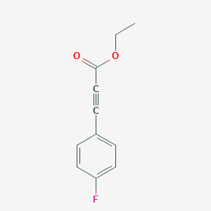 molecular formula C11H9FO2 B160380 3-(4-氟苯基)丙炔酸乙酯 CAS No. 1736-31-8